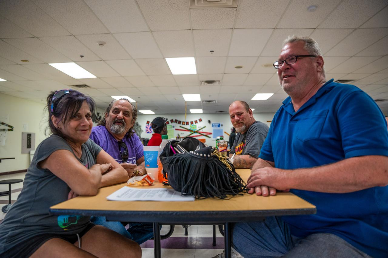 Washington street shelter guests 